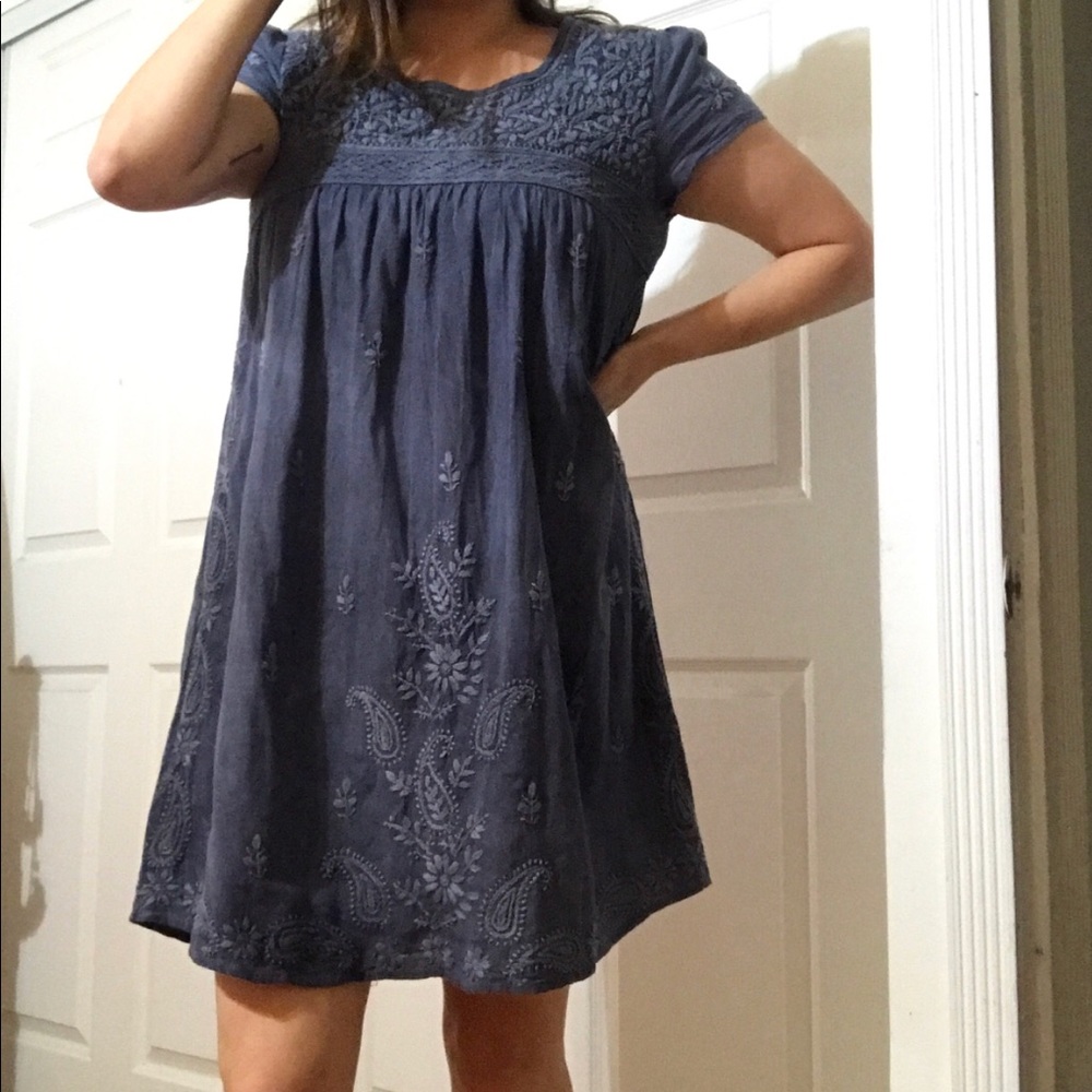 Max Studio Embroidered Dress